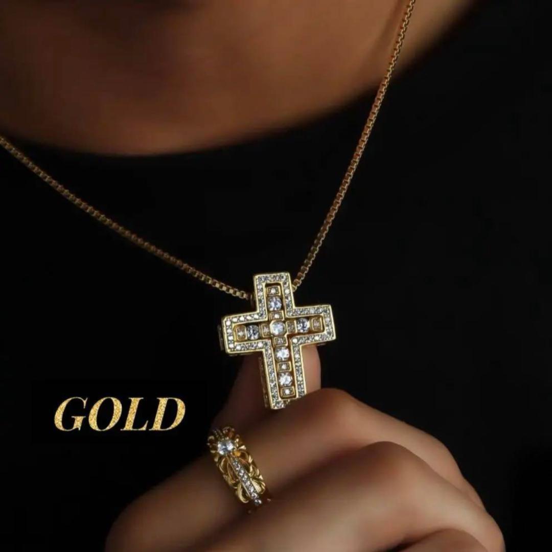 BELINDA ベリンダ 新品 十字架 クロス ネックレス ゴールド