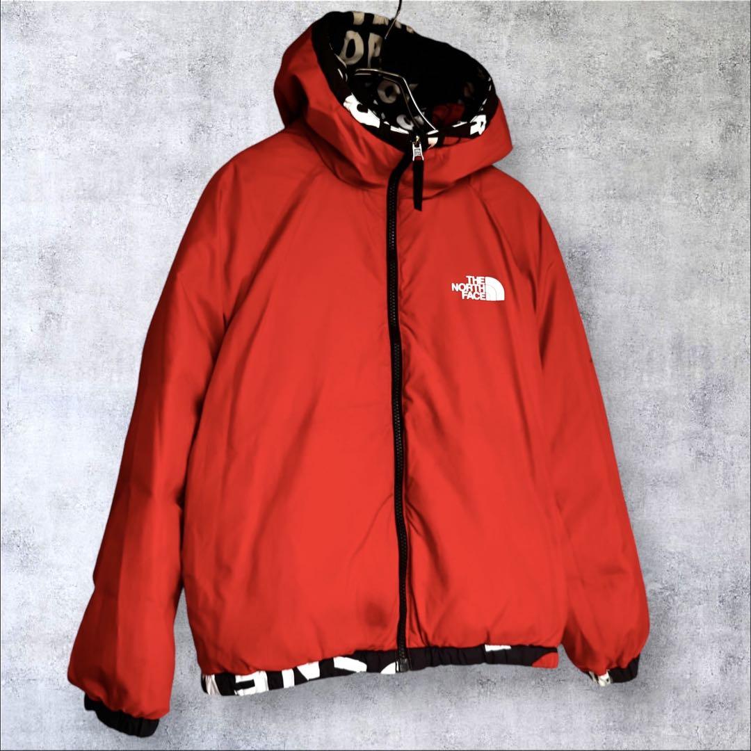 THE NORTH FACE ダウンジャケット 黒・赤 キッズ 140