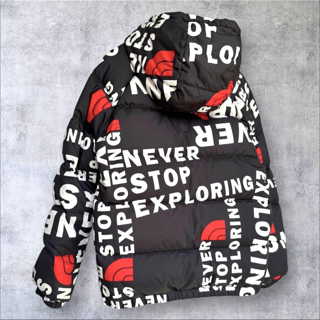 THE NORTH FACE ダウンジャケット 黒・赤 キッズ 140