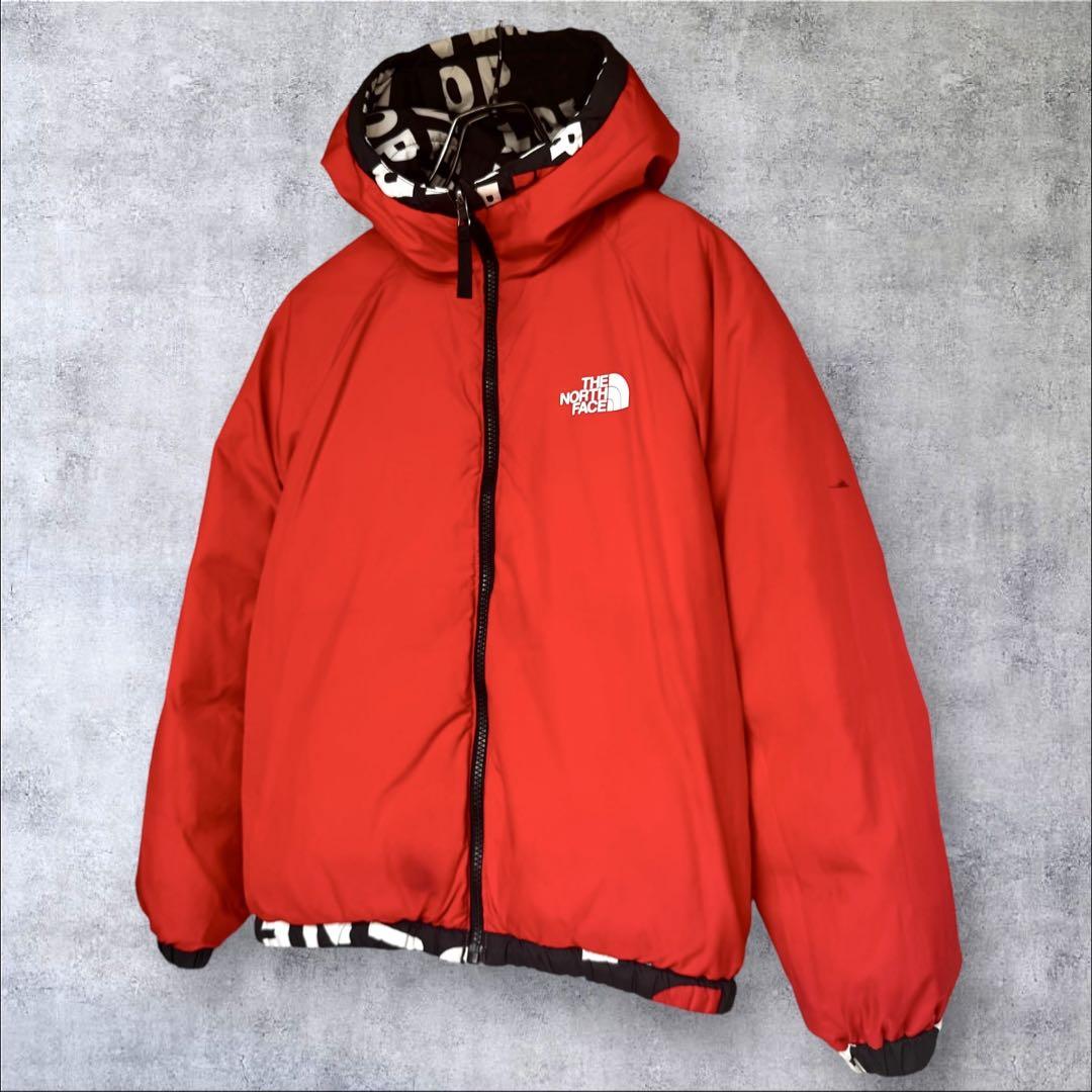 THE NORTH FACE ダウンジャケット 黒・赤 キッズ 140