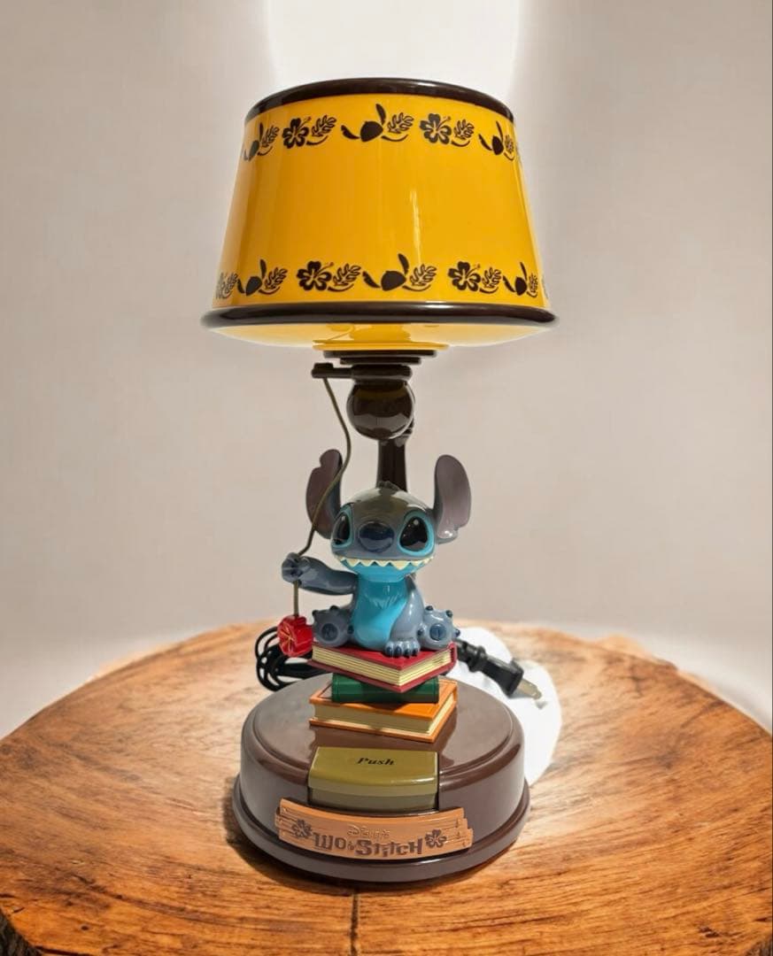 スティッチ アクションランプ ディズニー 電気 スタンド 照明 ライト目立った傷や汚れなし