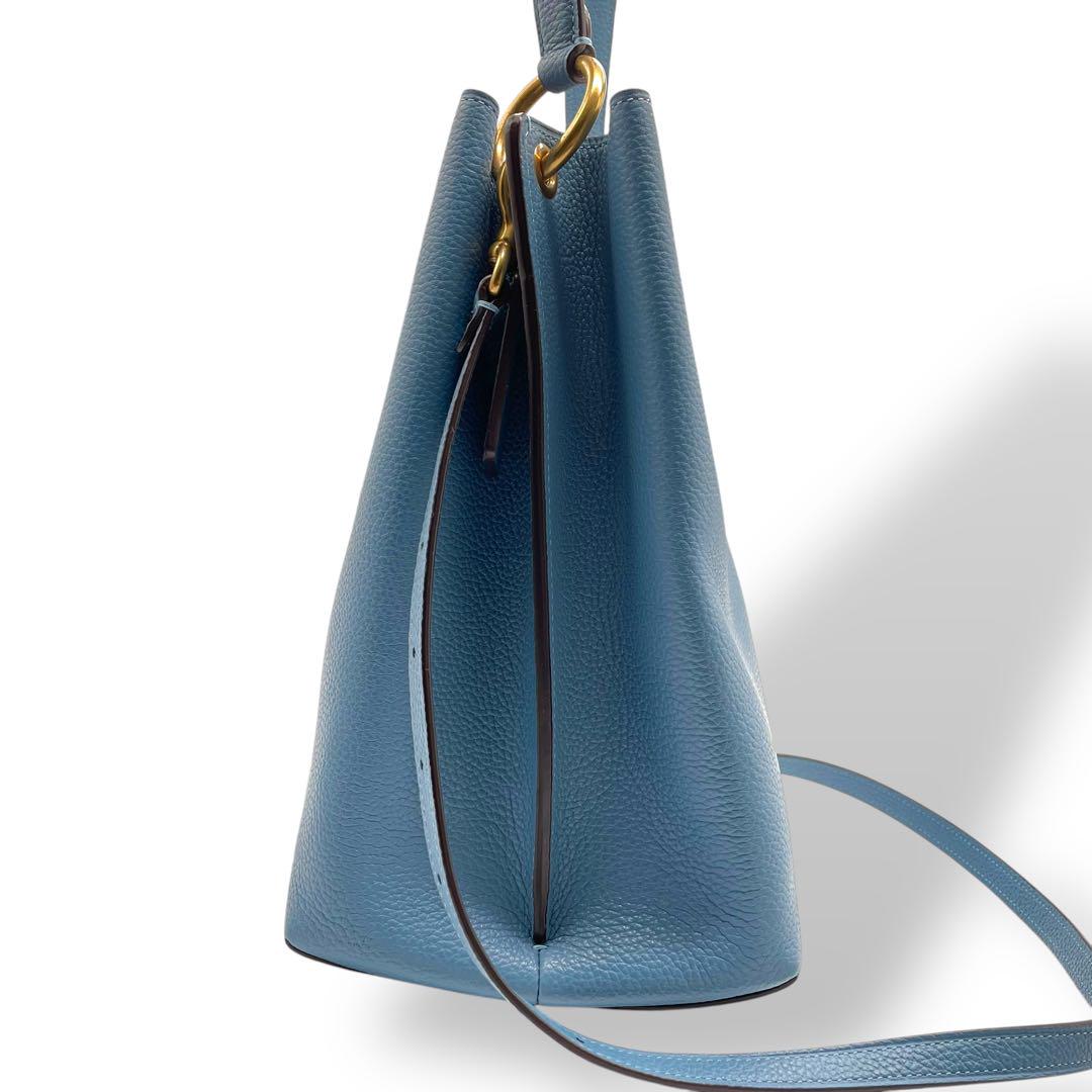 【未使用級】COACH 55200 2WAY ショルダーバッグ　ターンロック