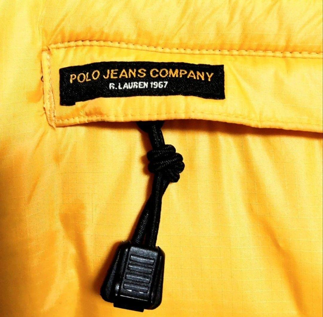 POLO JEANS ポロジーンズ ダウンジャケット ラルフローレン L 黄色 POLO JEANS ポロジーンズ ダウンジャケット ラルフローレン L 黄色