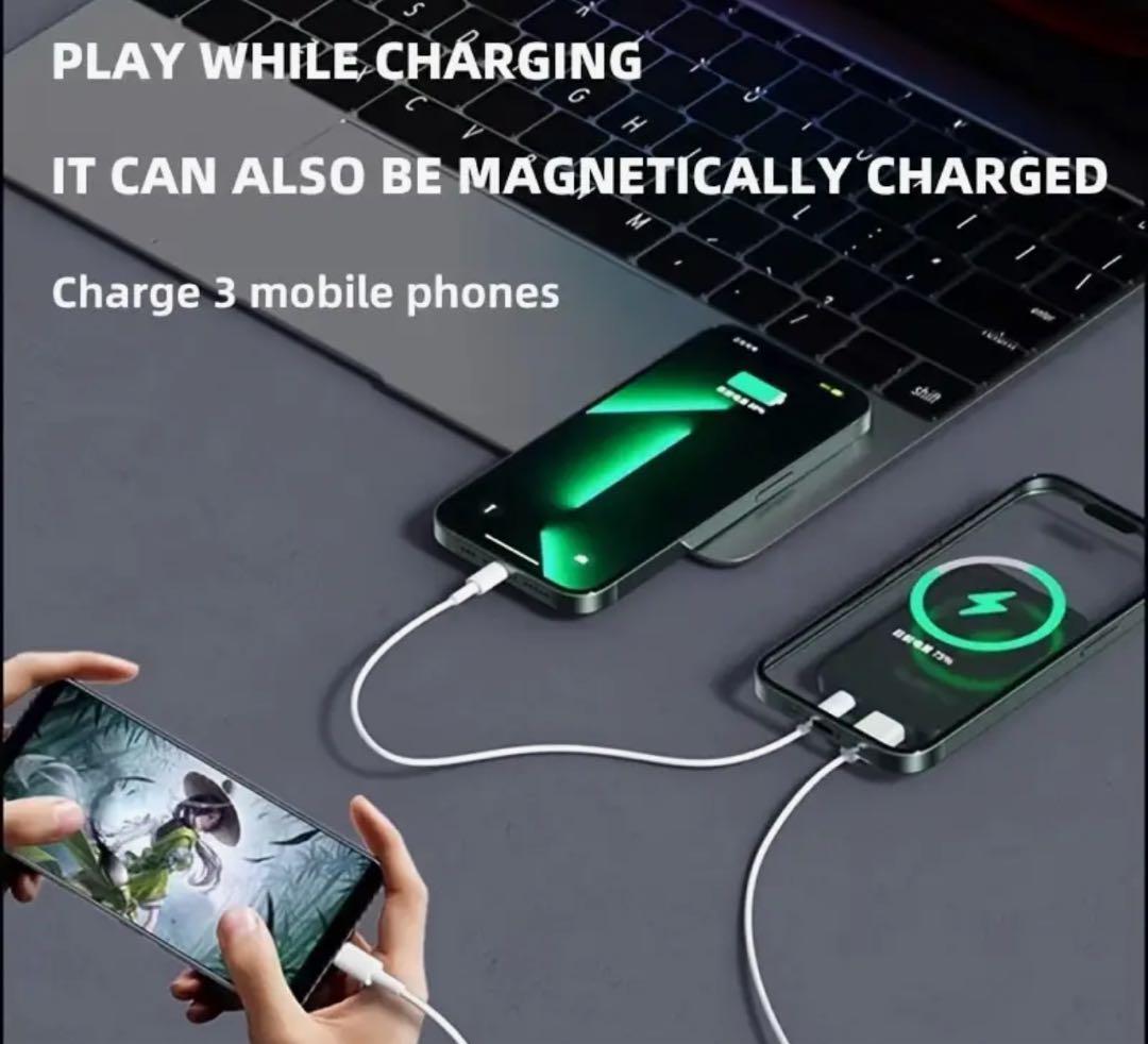 スマホアクセサリー Magnetic Powerbank and Magnetic Case