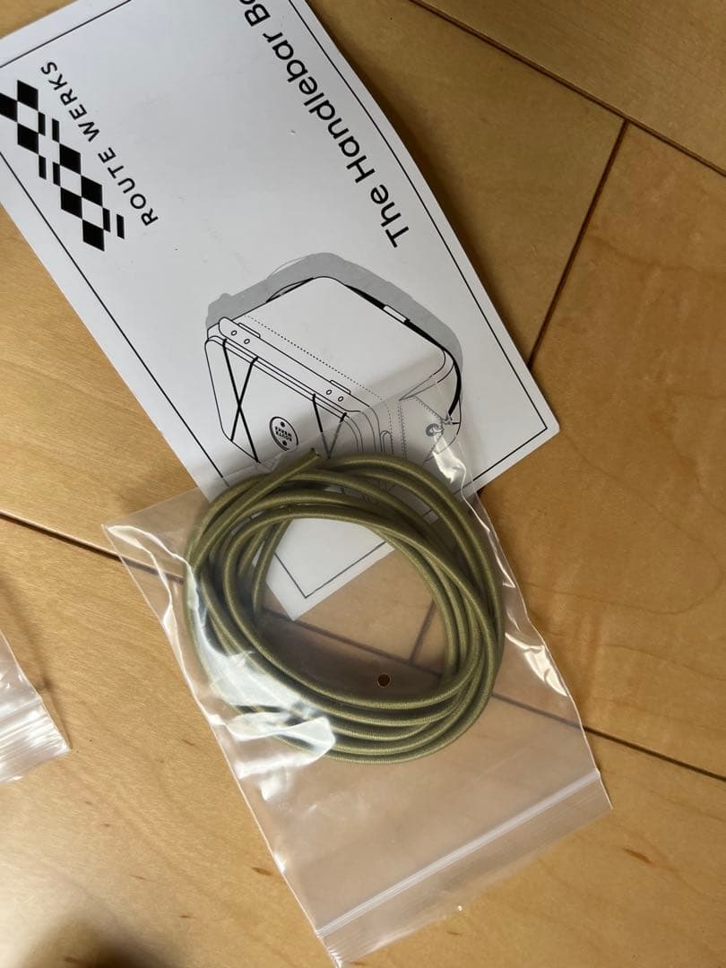 ルートワークス ROUTE WERKS The Handlebar Bagセット目立った傷や汚れなし BRIGHTFACE_UK