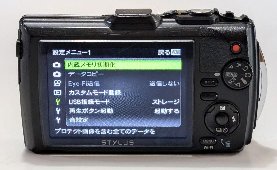 【動作品】OLYMPUS オリンパス TG TG-4 BLACK