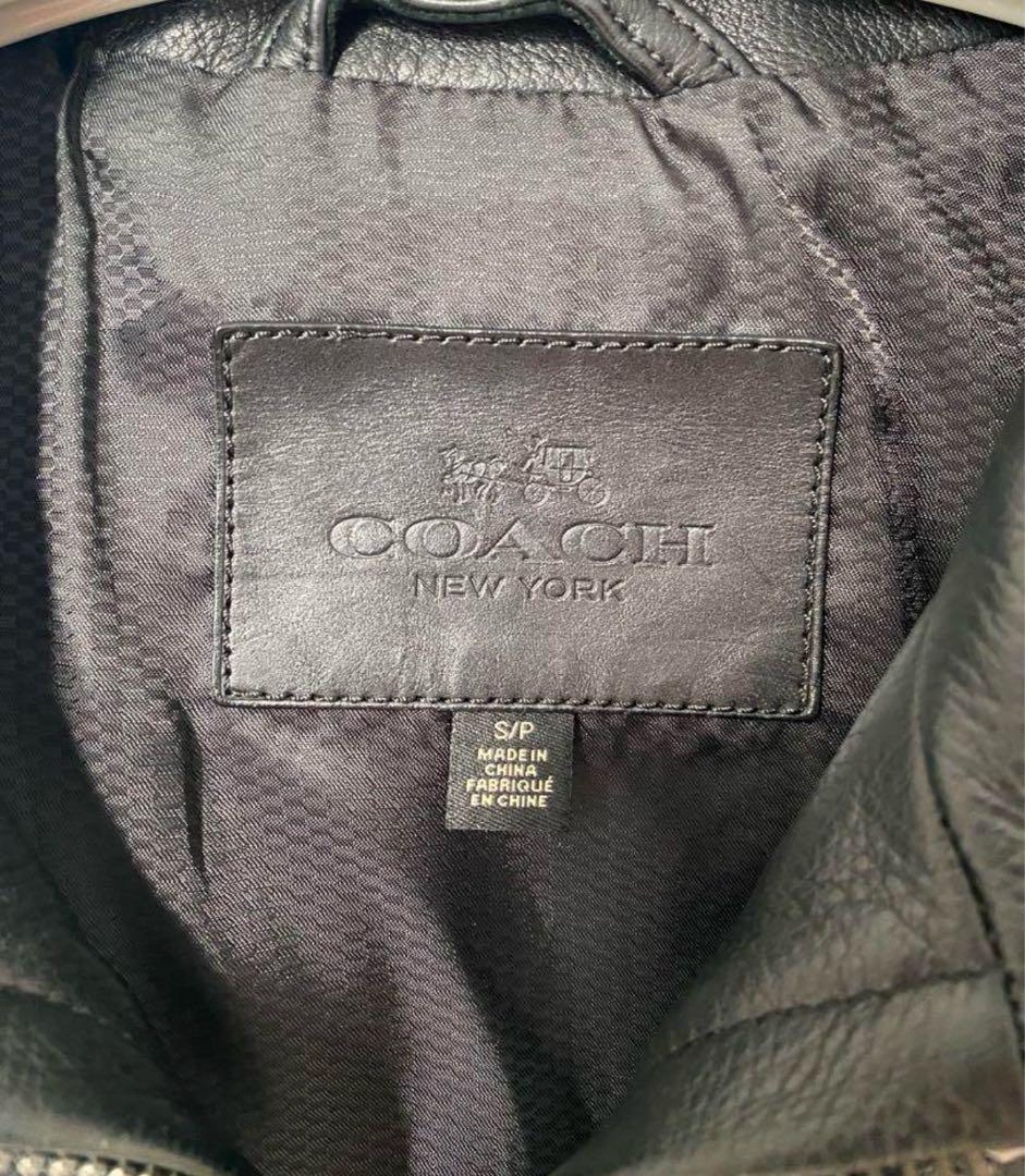 COACH コーチ 本革 牛革 レザージャケット