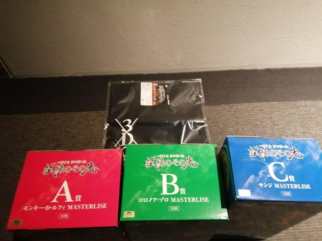 ワンピース一番くじ　A賞　ルフィ　B賞　ゾロ　C賞　サンジ　F賞　トートバッグ