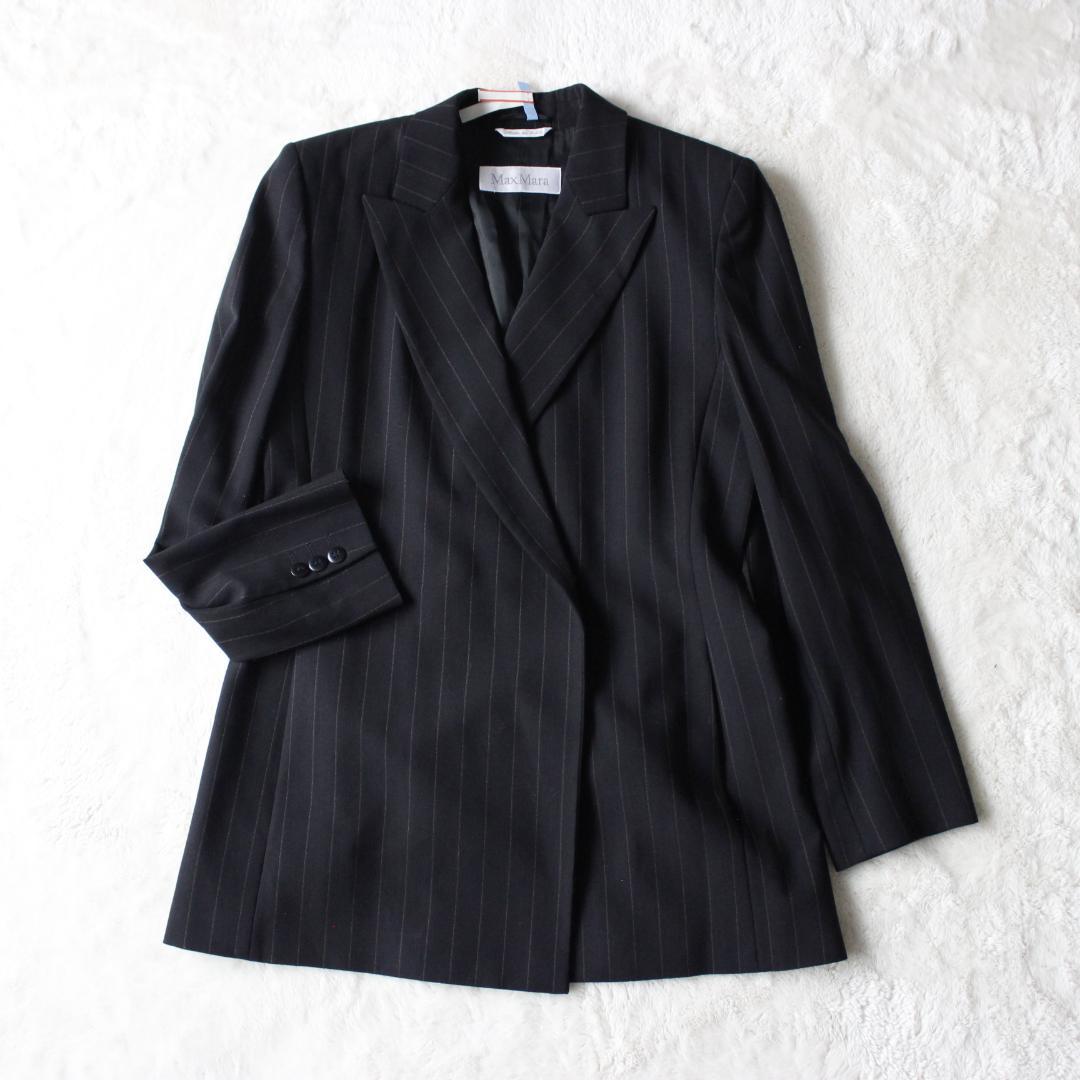 MAX MARA パンツスーツ セットアップ Lサイズ ストライプ