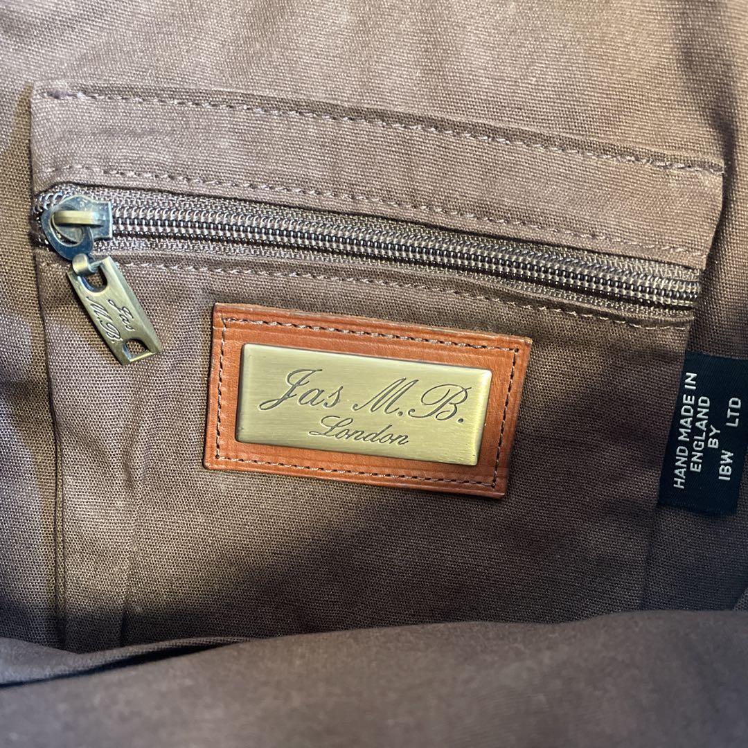[美品]Jas M.B. ジャスエムビー メッセンジャーバッグ bag 茶色