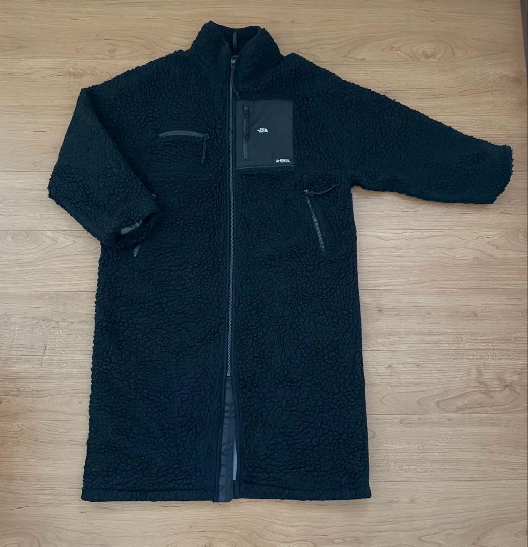 THE NORTH FACE ボア ロングジャケット ブラックM THE NORTH FACE PURPLE LABEL