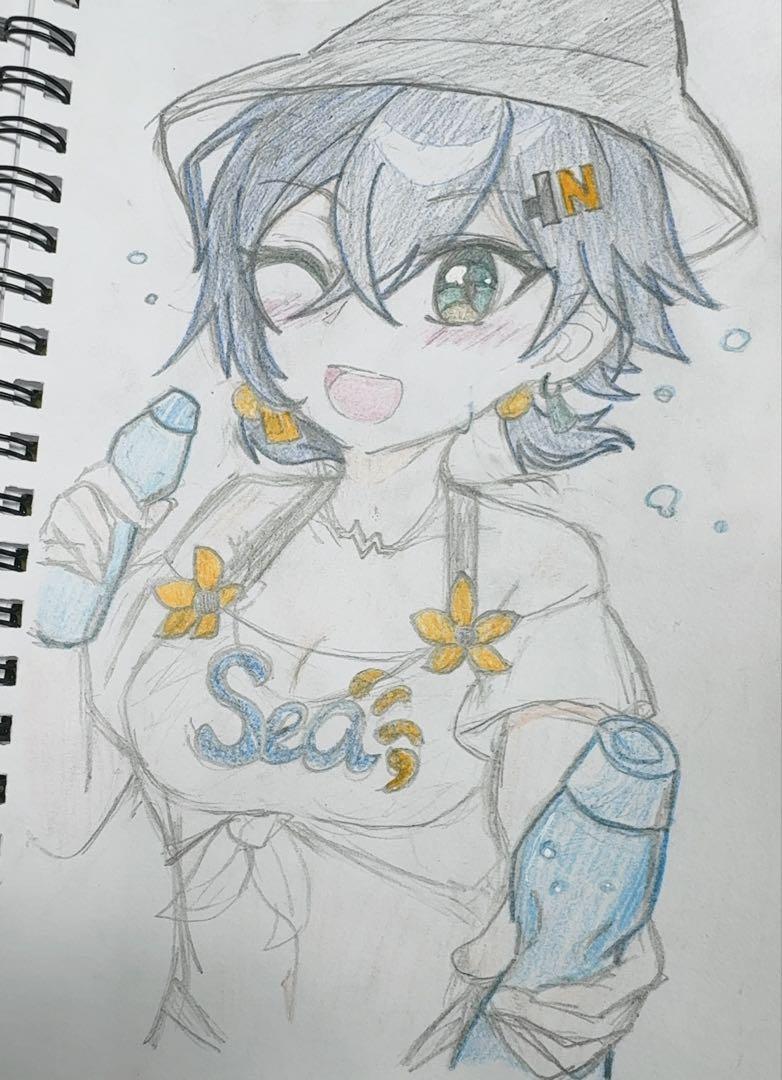 手描きイラスト ゼンレスゾーンゼロ リン アナログ - メルカリ