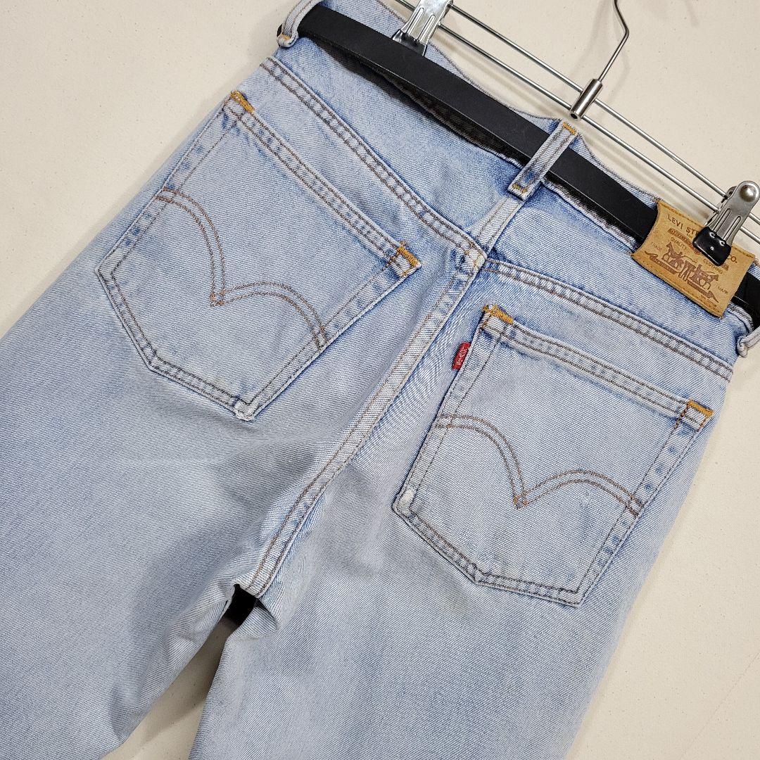 希少 80's ビンテージ Levi's 525 アイスウォッシュ レザー 希少 80's ビンテージ Levi's 525 アイスウォッシュ レザー