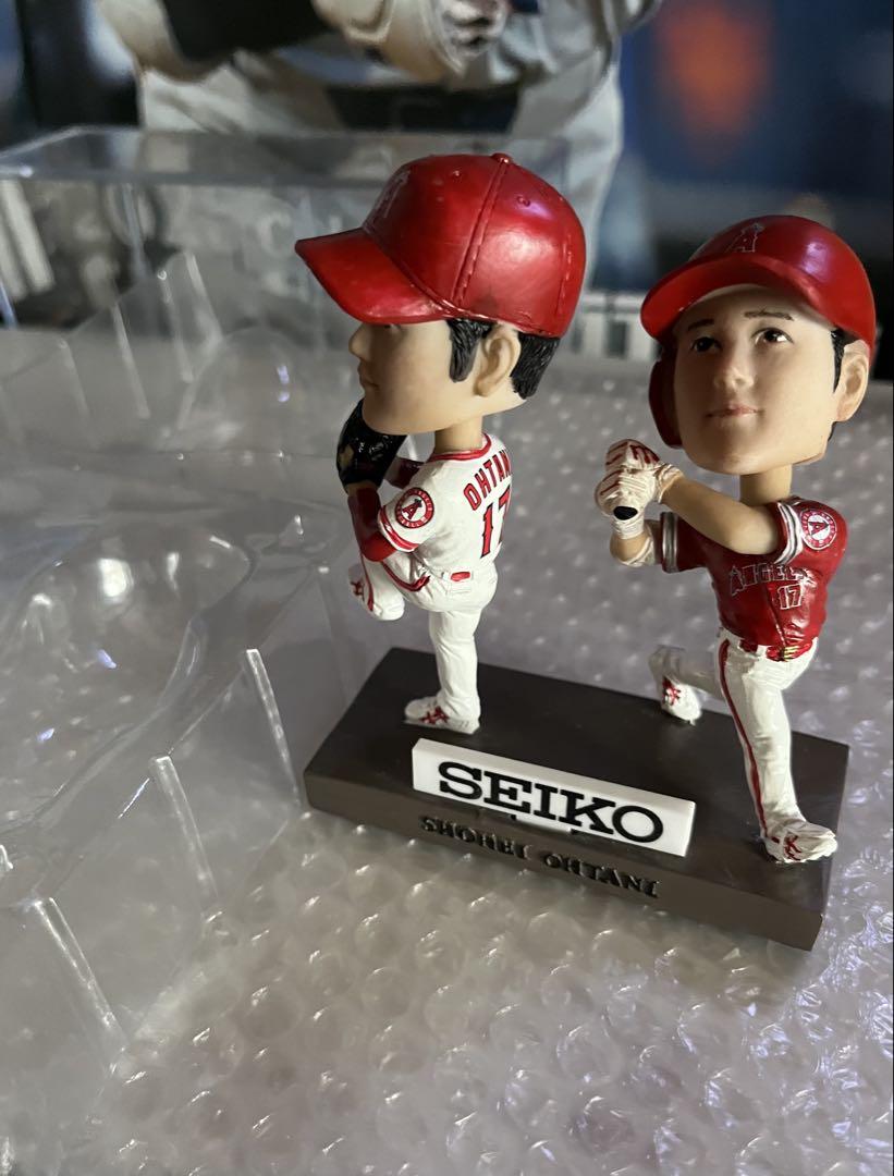 大谷翔平 ボブルヘッド フィギュア SEIKO 2種セット セイコー(SEIKO)|大谷翔平 ボブルヘッド フィギュア|HARDOFFオフ