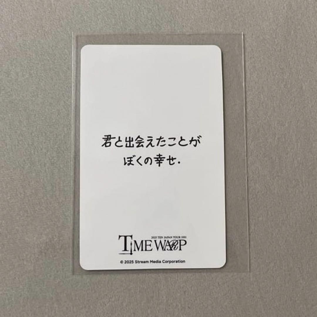 WayV 威神V テン トレカ 購入特典 time warp ソロコン グッズ