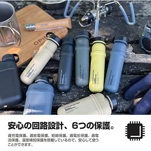 ELECOM モバイルバッテリー DE-NEST-15000GY NESTOUT