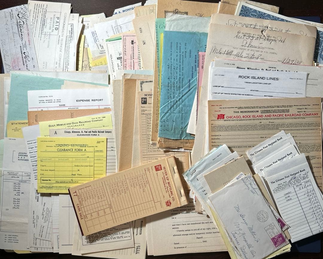 ボリューム感たっぷり1.4kgフランス アメリカ 古い業務伝票・請求書 ボリューム感たっぷり1.4kgフランス アメリカ 古い業務伝票・請求書