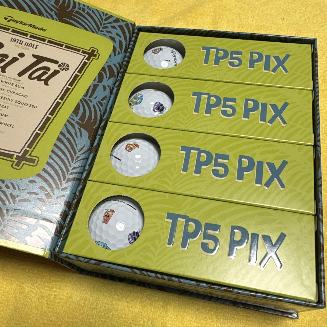 テーラーメイド　TP5pixボール　TIKI 2025限定デザイン