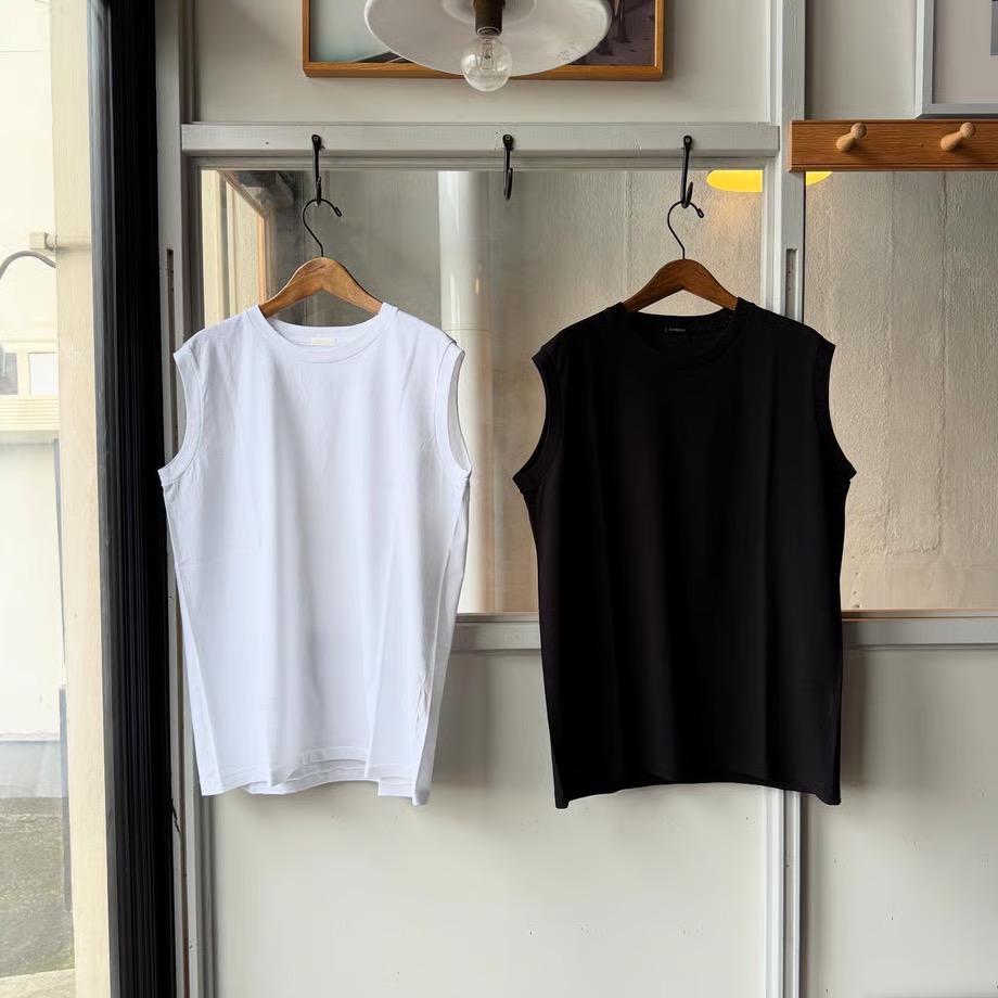 COMOLI 25SS コットンジャージ ノースリーブ 3 2枚セット 35,000円