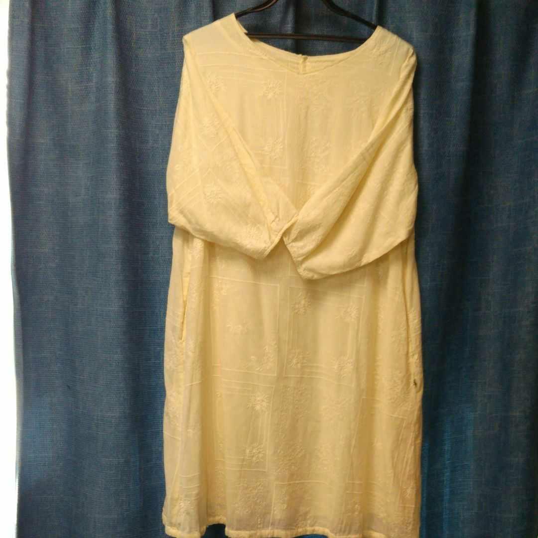 405円 【★超目玉】 リネンチュニックワンピース