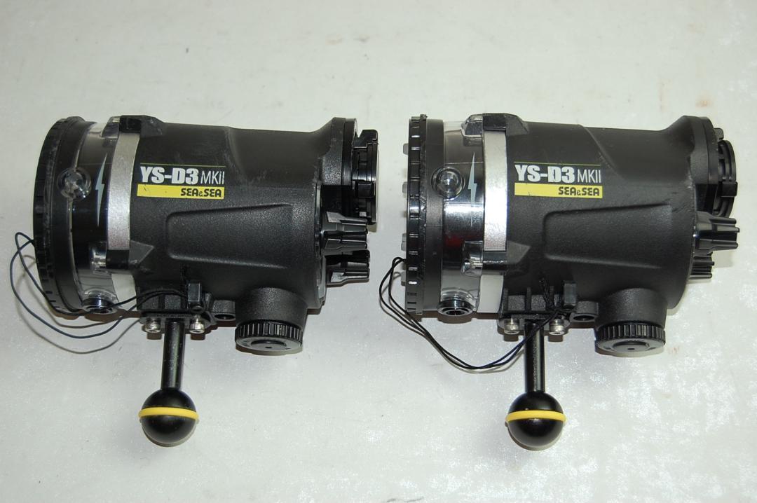 SEA&SEA　YS-D3　MarkⅡ　水中ストロボ　２個