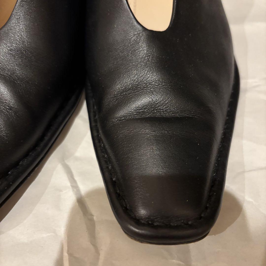 TOD'S Mame Kurogouchi パンプス37 トッズマメクロ24㎝