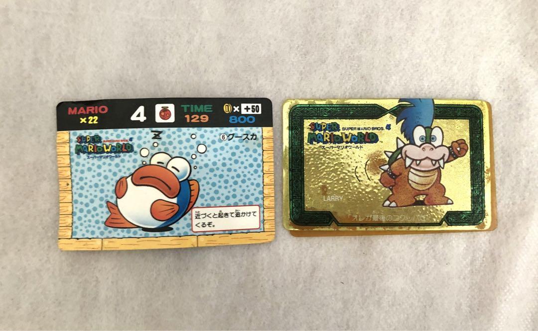 グースカ スーパーマリオワールド カード レトロ レア マリオ