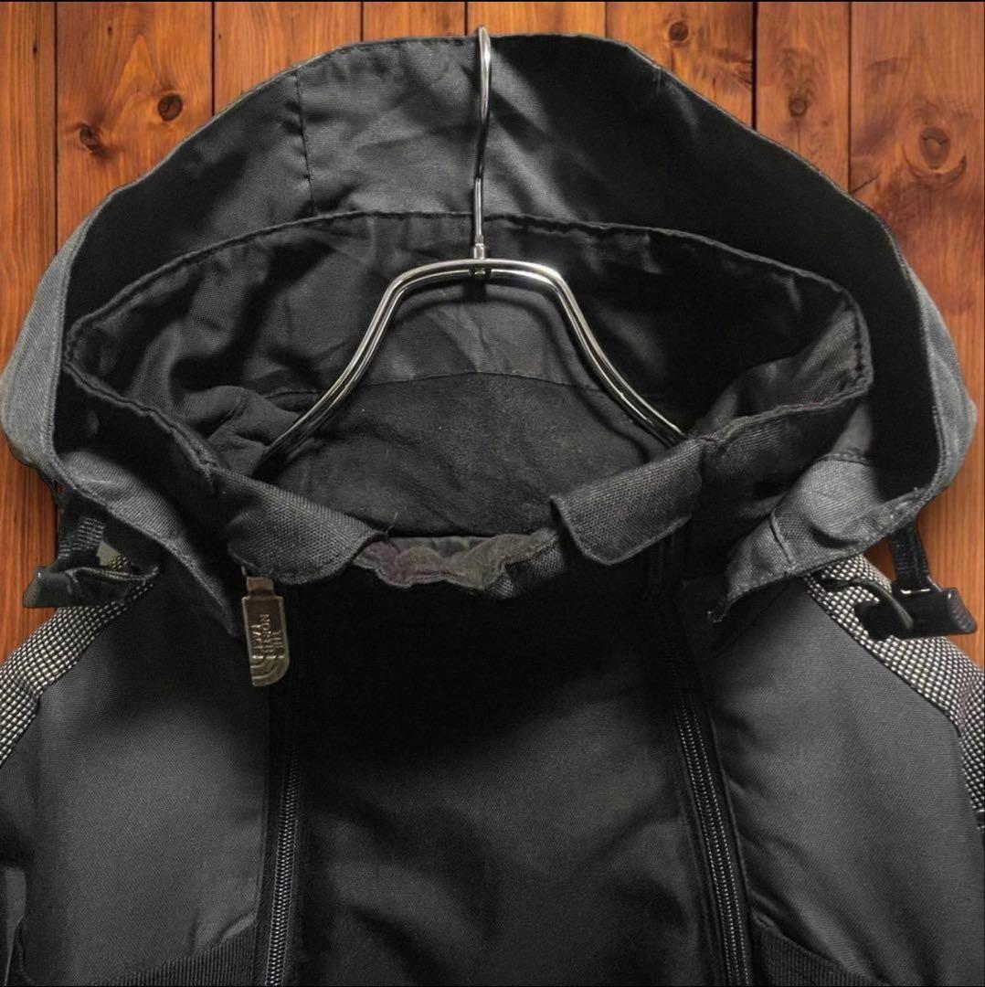 古着ノースフェイス90sSTEEPTECHスキーダウンジャケットグレーMM