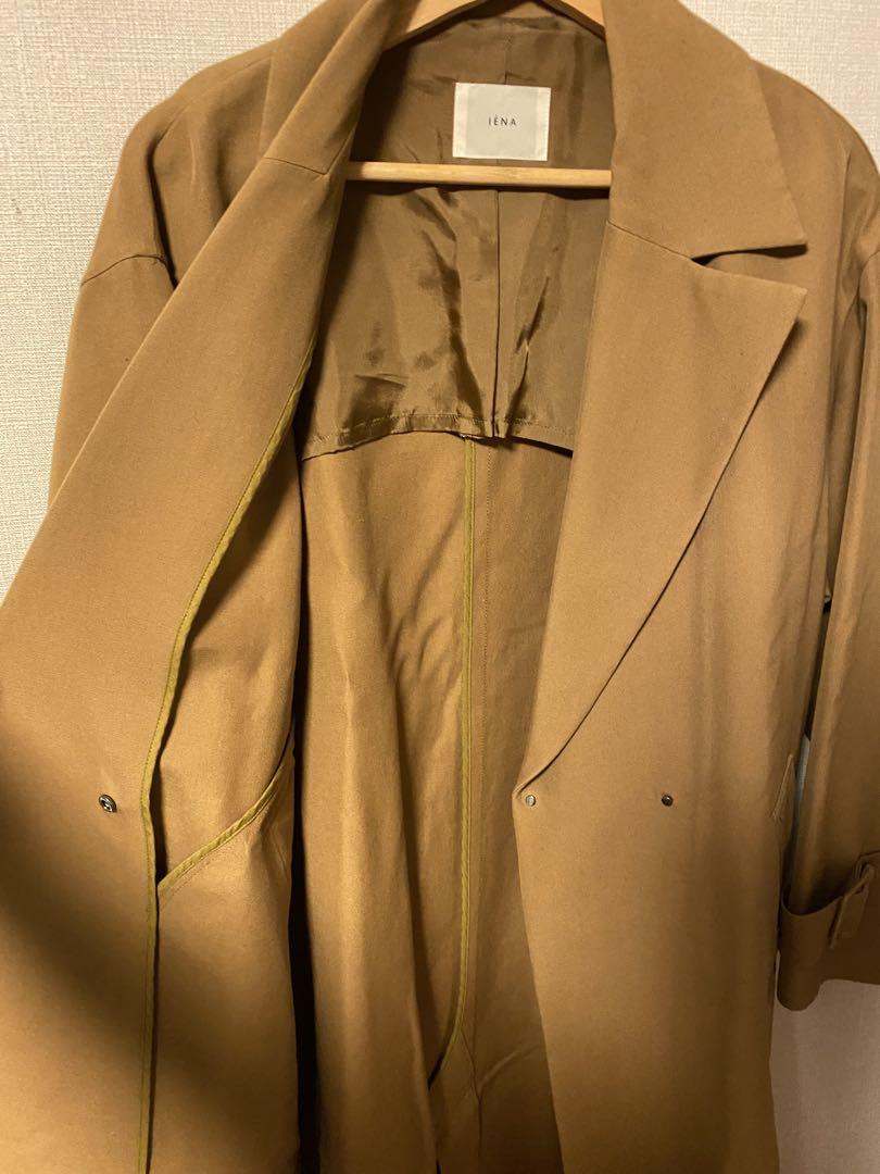 IENA コットンWクロスオーバーチェスターコート