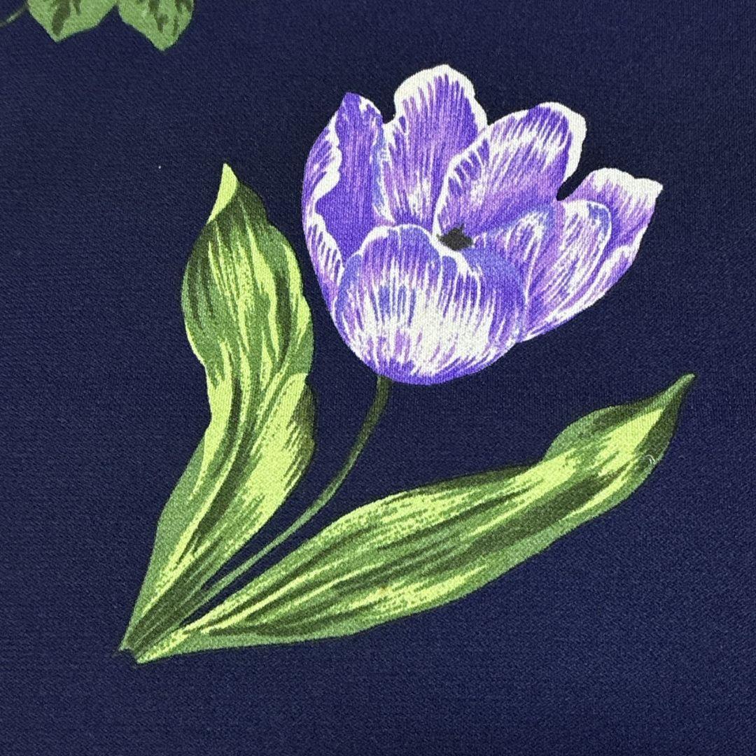 美品✨LEONARD レオナールカンカン素材トップス カットソー 花柄