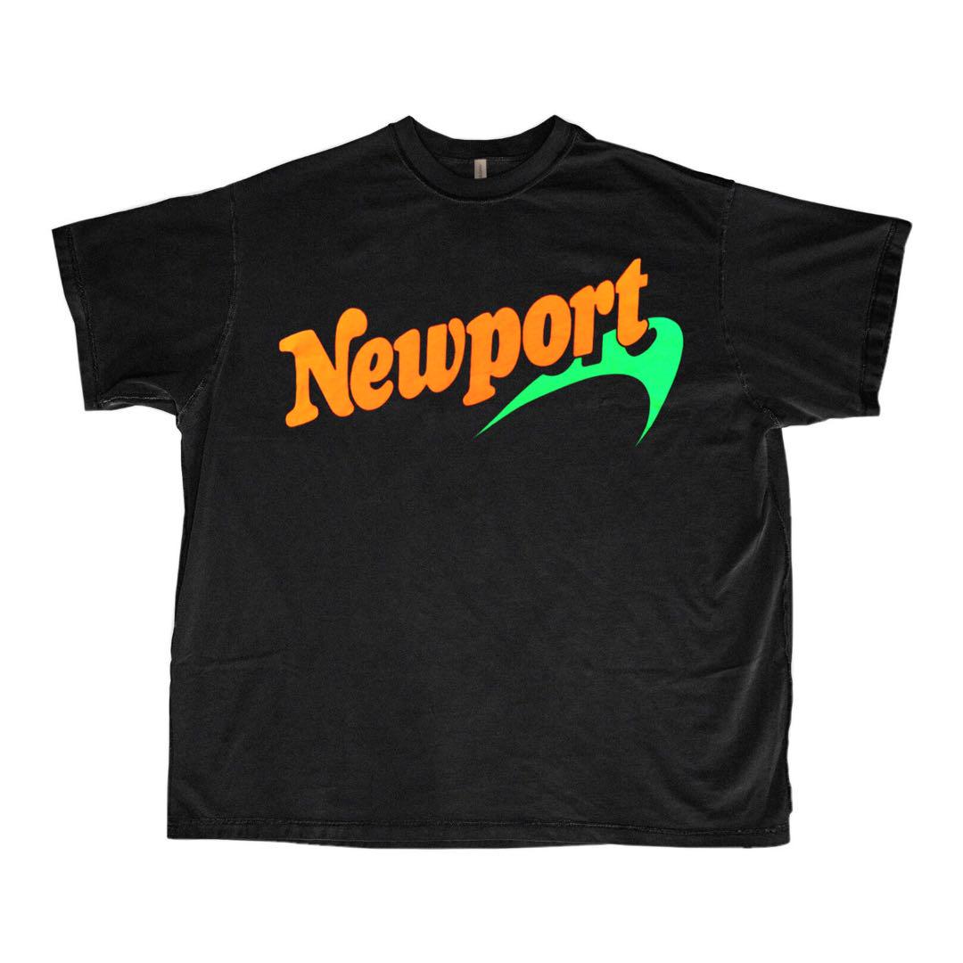 NEWPORT ニューポート Tシャツ ブラック Vintage - トップス新 発売