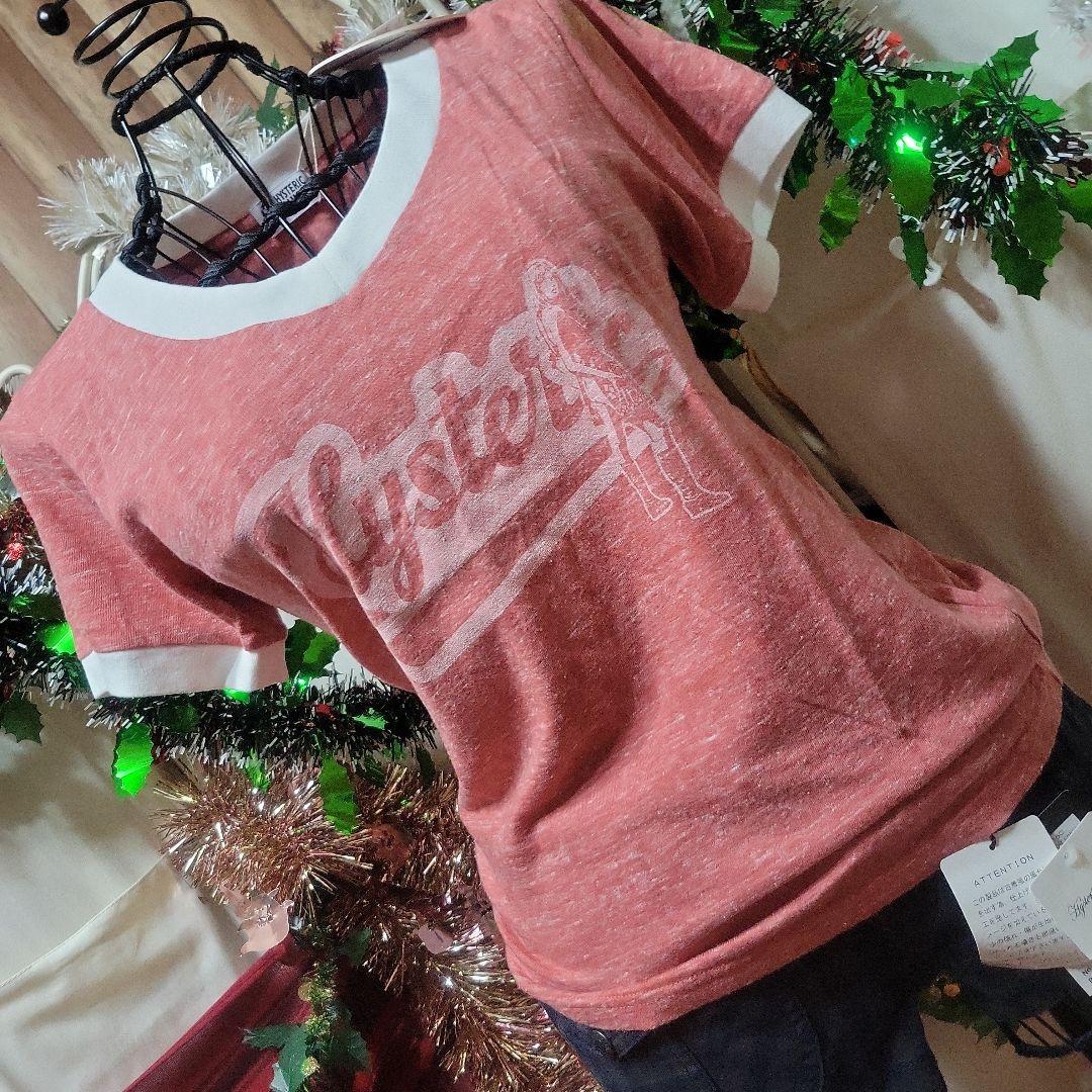 nu…新品未使用HYSTERICGLAMOURヒスガールロゴオレンジ Tシ