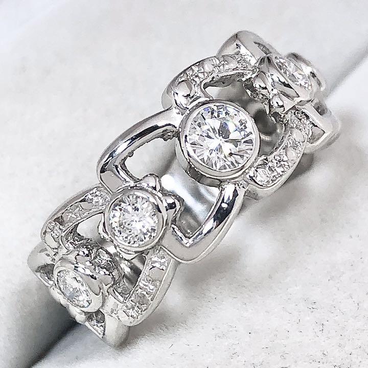 最高級 ダイヤモンド 0.82ct プラチナ Pt900 ダイヤ リング 指輪(¥194,300) - メルカリ スマホでかんたん フリマアプリ