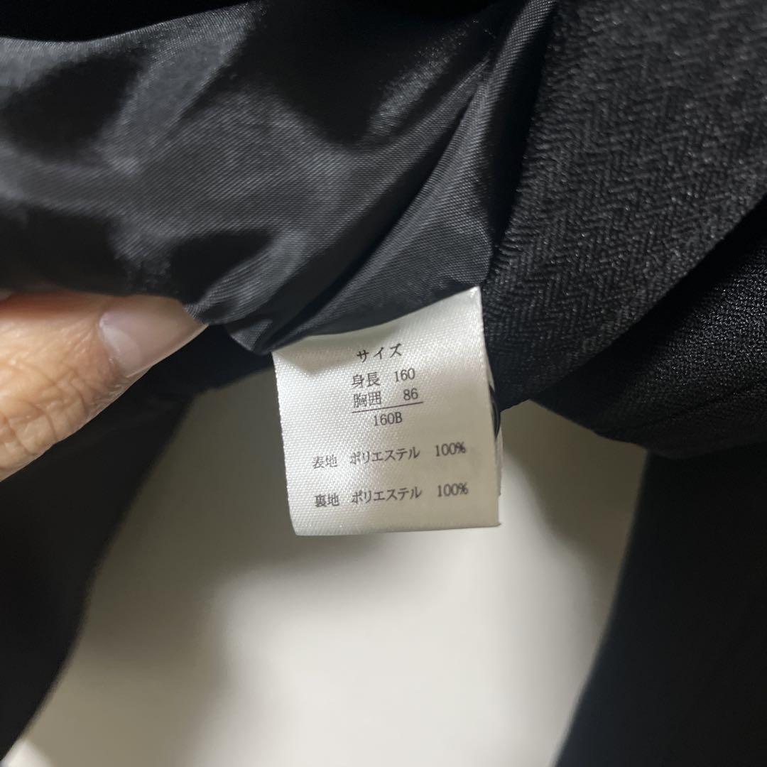 男の子　フォーマルスーツブラックwander factory 160cm