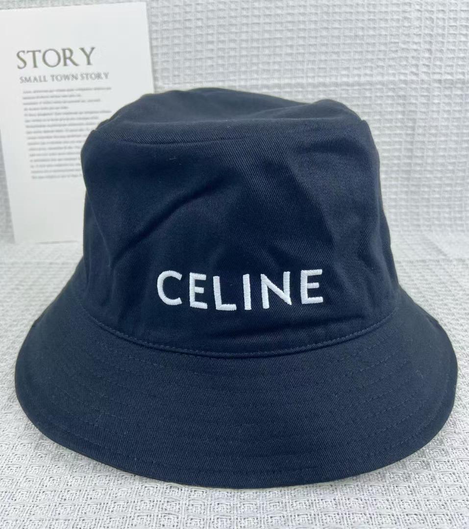 CELINE ネイビー バケットハット;;