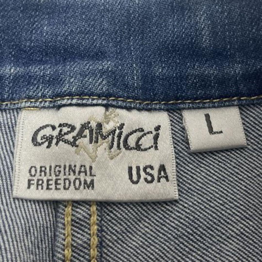 GRAMICCI グラミチ Mt Design 3776 デニムハーフパンツ L