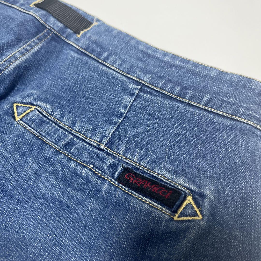 GRAMICCI グラミチ Mt Design 3776 デニムハーフパンツ L