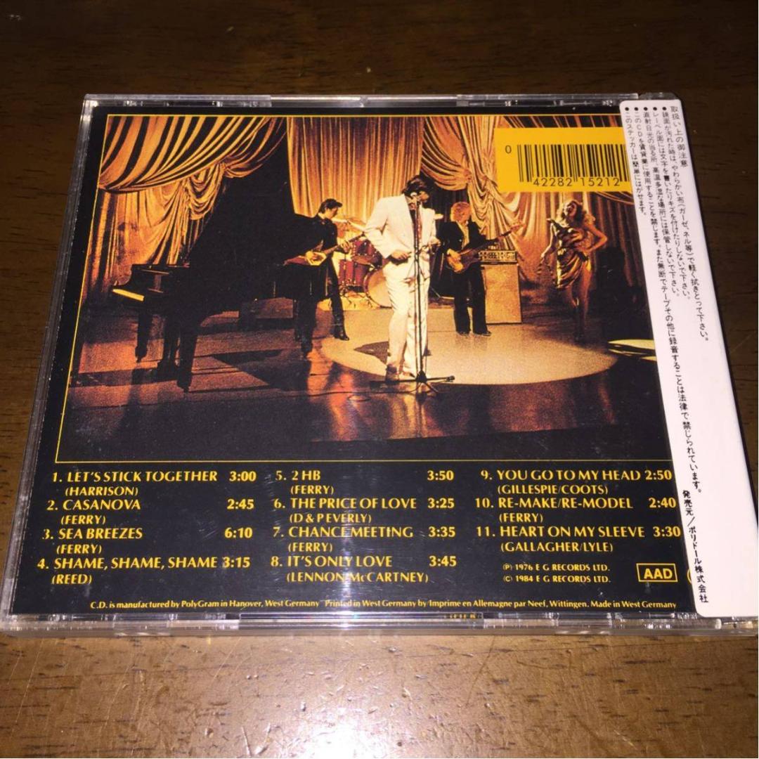 好評 初期シール帯！国内盤！Brian Music Roxy & Ferry 洋楽
