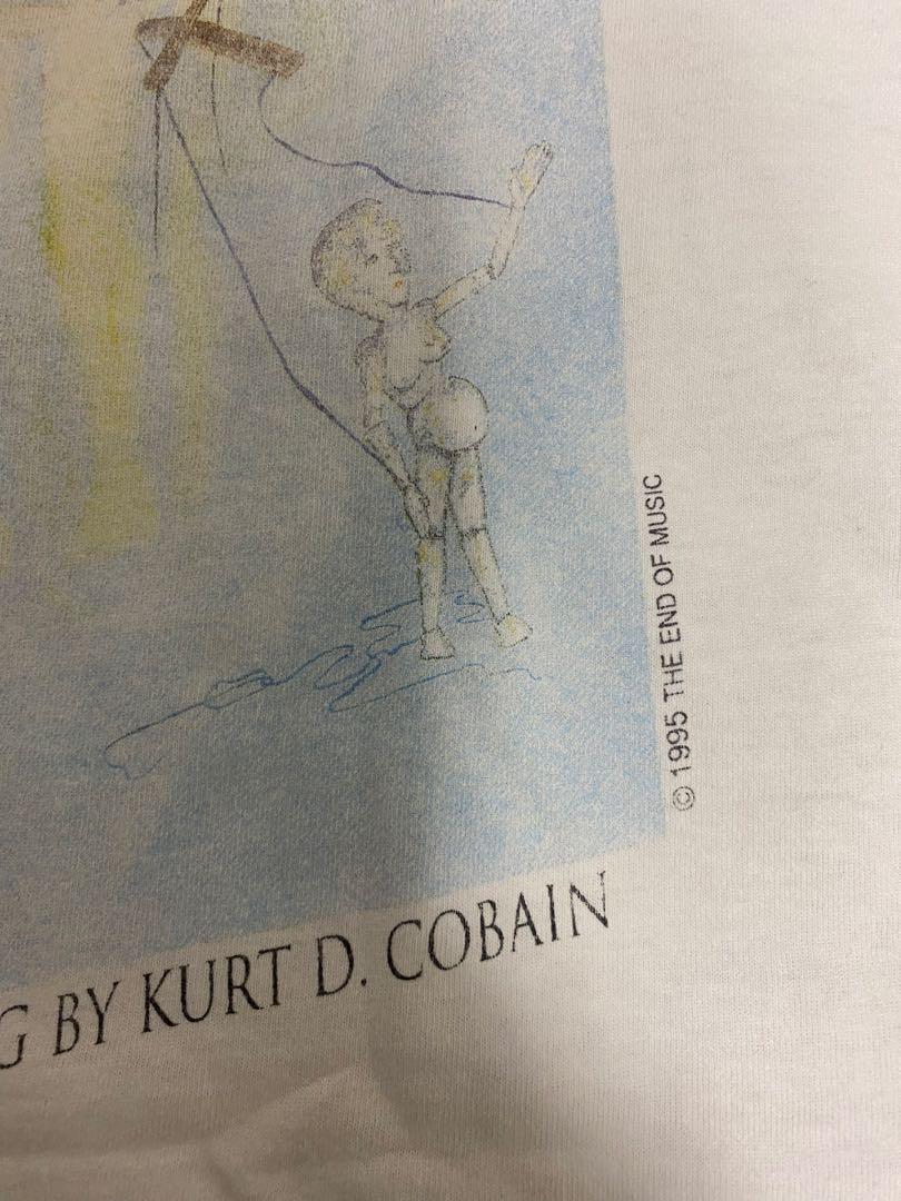 90s NIRVANA KURT COBAIN カート追悼　XL