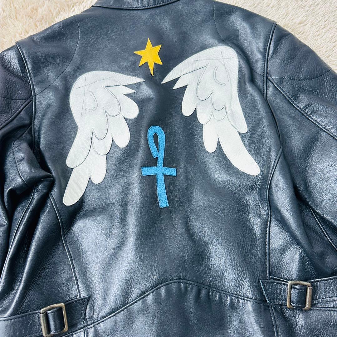 激安大特価! momoronhoippu ジャケット ライダース レザー ケイタ