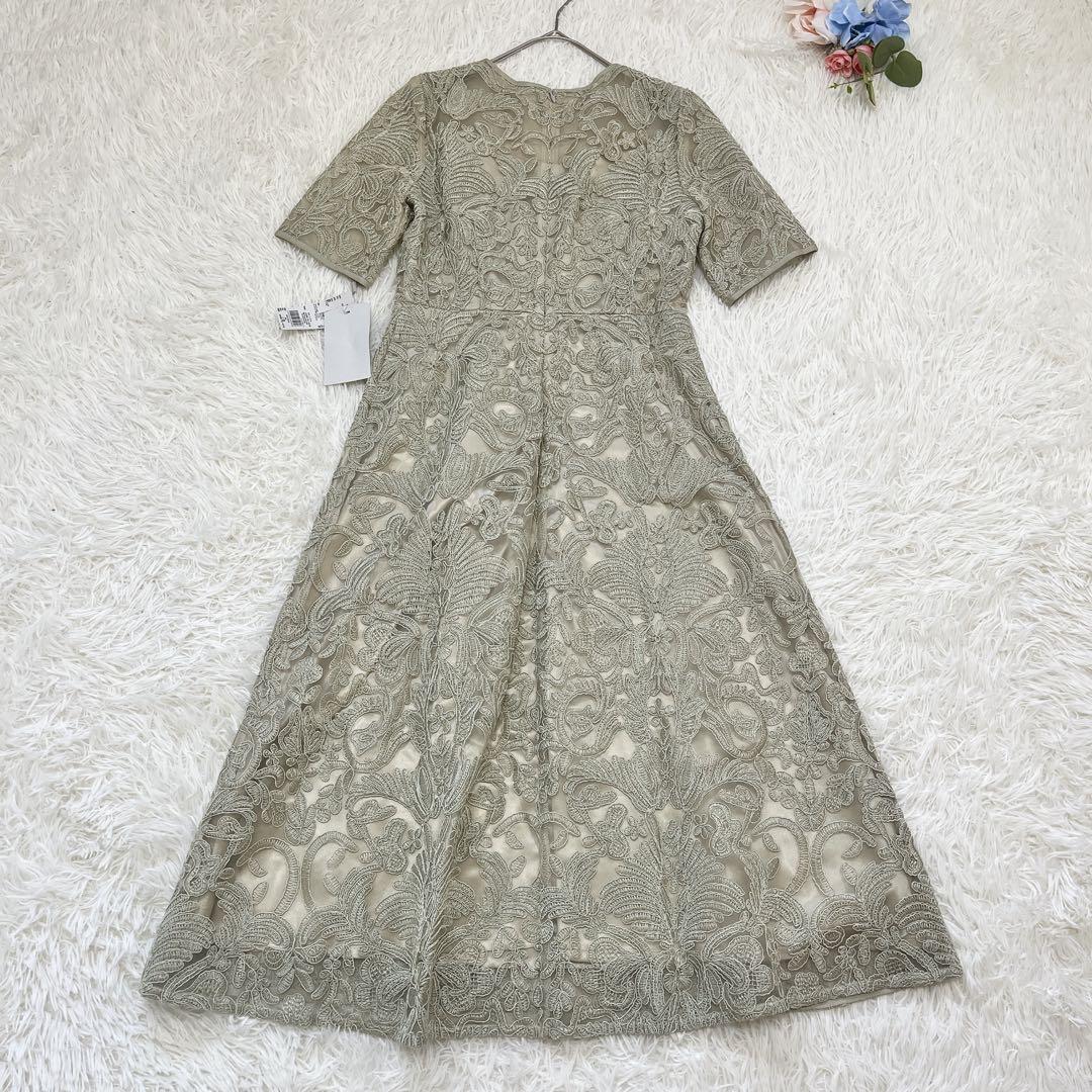 タグ付き✨CELFORD セルフォード 刺繍 レース ワンピース ドレス ミント