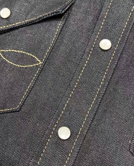 新品 RRL ダブルアールエル　インディゴ　ウェスタンシャツ