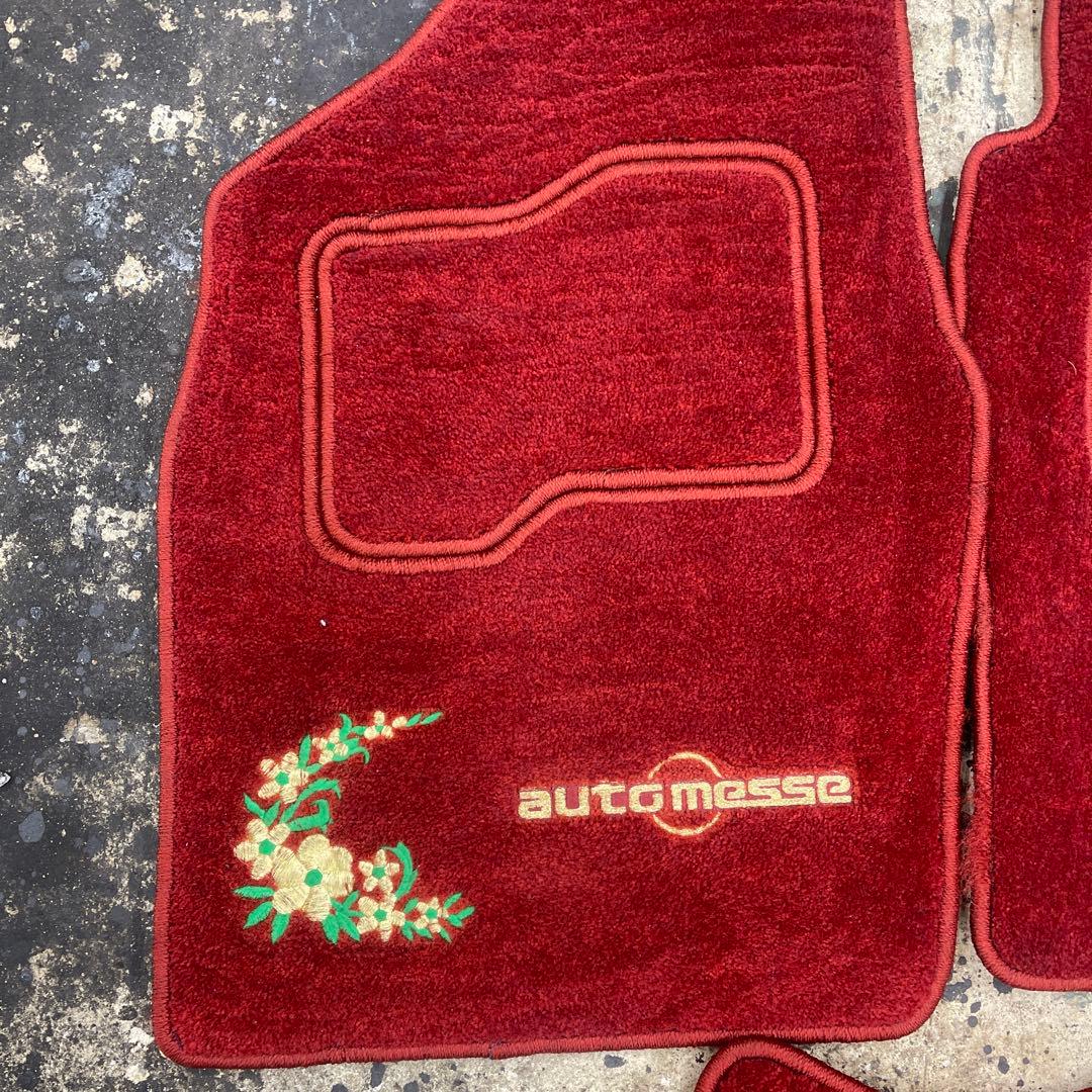 automesse ACR30エスティマ用特注フロアマットセット 1列目2列目傷や汚れあり BRIGHTFACE_UK