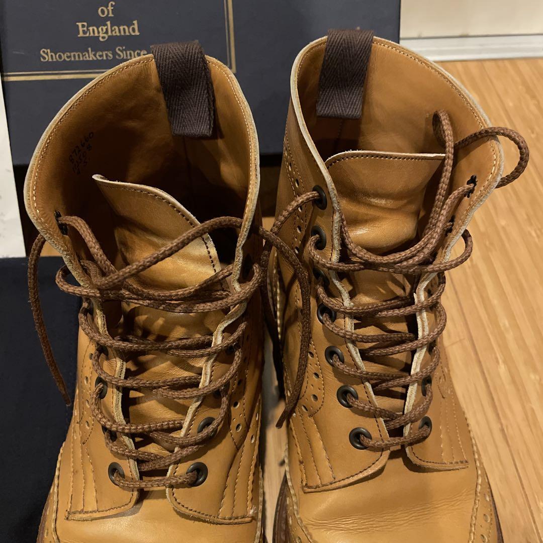 美品　トリッカーズ　Trickers M2508 カントリーブーツ　茶　サイズ9