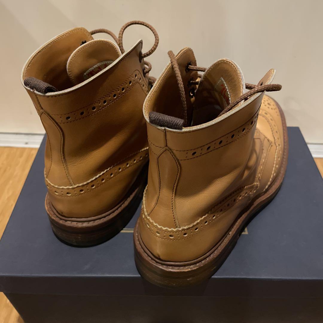 美品　トリッカーズ　Trickers M2508 カントリーブーツ　茶　サイズ9