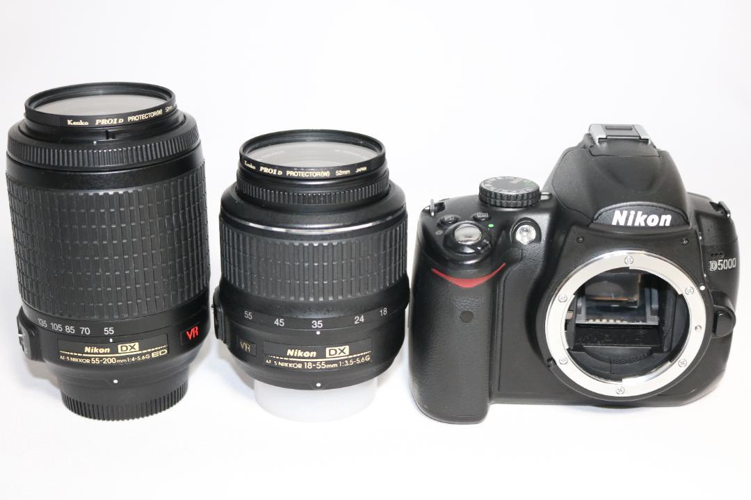 ⭐美品 箱付き 望遠レンズ セット⭐️ Nikon D5000 一眼レフ