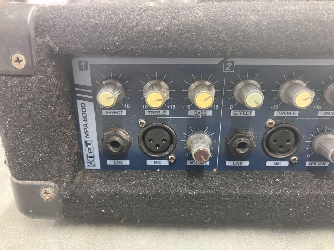 neu パワードミキサー MPA-8000Ⅱ PAシステム ヌー Neu MPA-8000II ヌー パワードミキサー -GRUN SOUND-u801