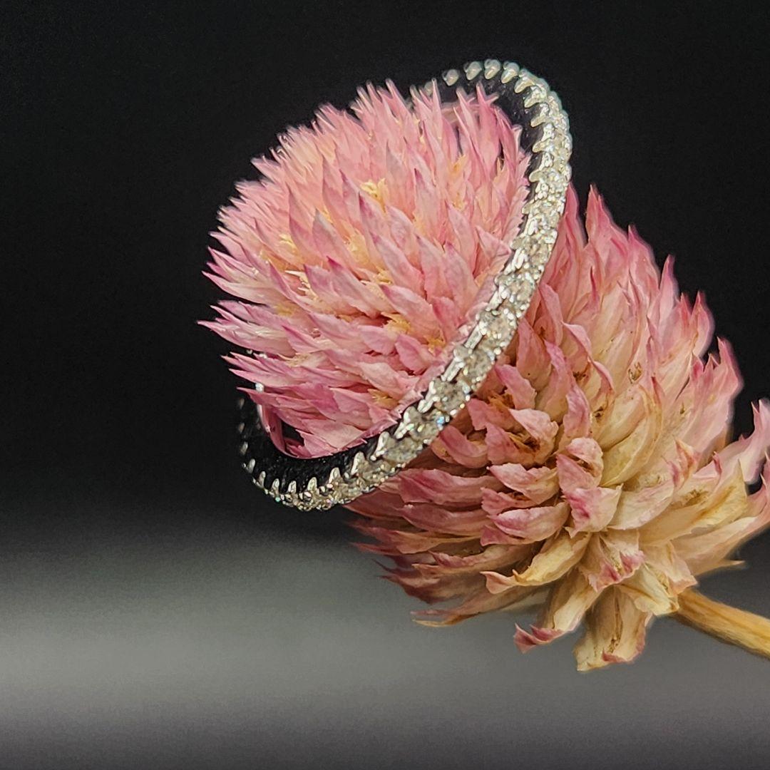 ゴージャス【新品】モアサナイト フルエタニティリング ★ sv925 ★ #15