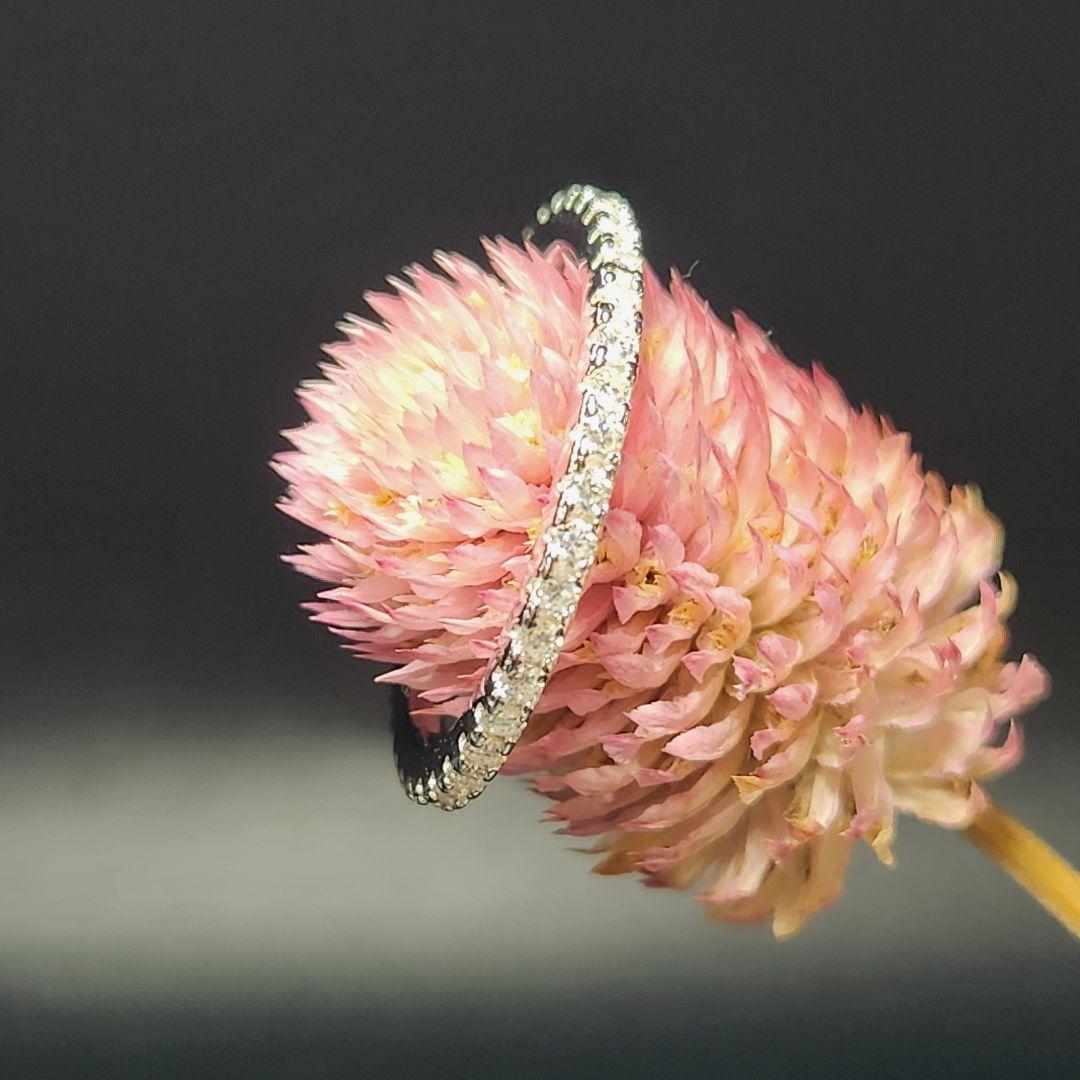 ゴージャス【新品】モアサナイト フルエタニティリング ★ sv925 ★ #15