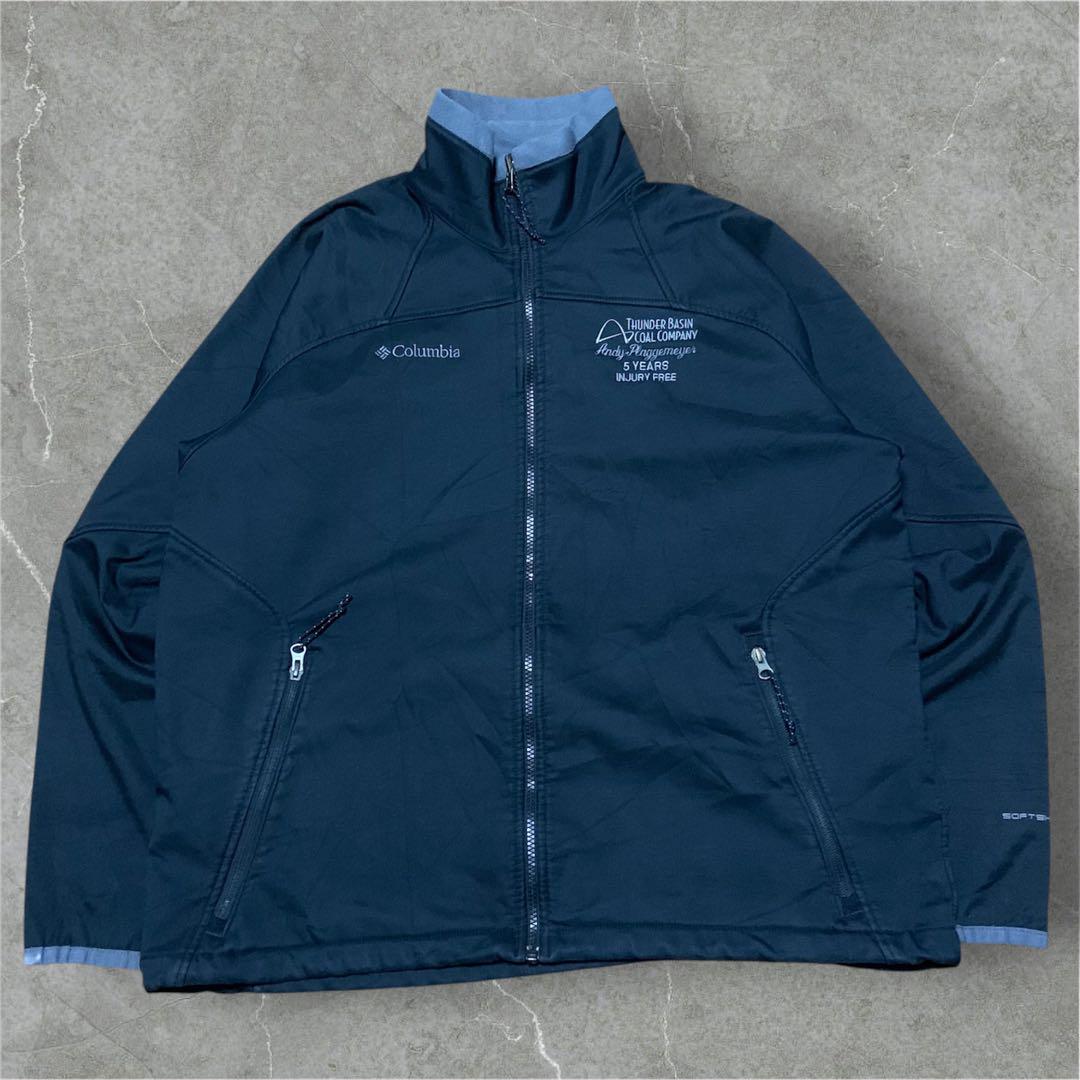 Columbia - コロンビア 刺繍ロゴ 企業ロゴ ソフトシェル
